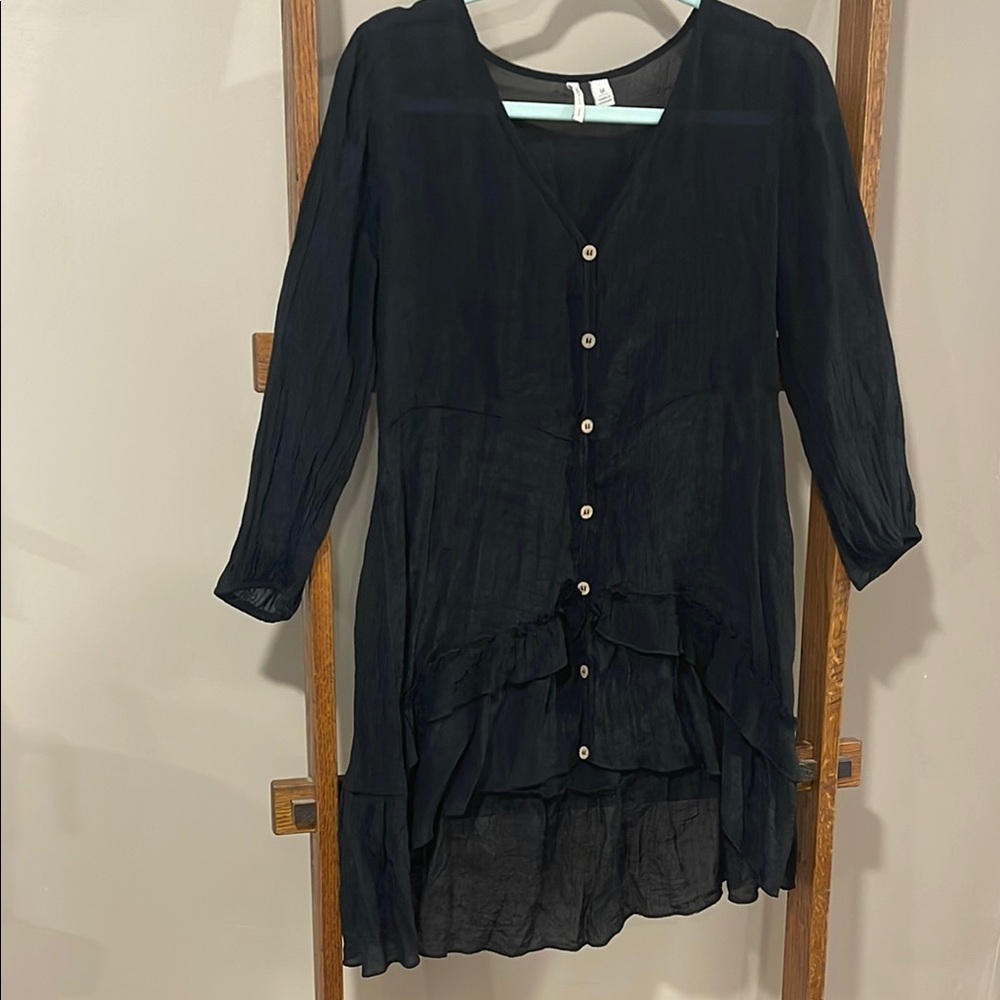 Cato Black Button Down Shirt